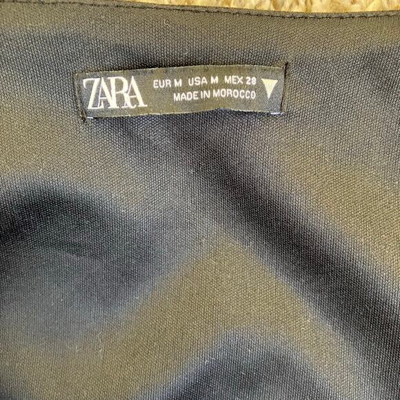 Zara Sz M Bow Detail Cut-Out Strapless Mini Dress in Black Sexy Revenge Dress - Picture 12 of 16